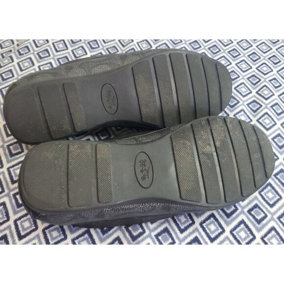 Coach Black Leather Loafers - Picture 6 of 16